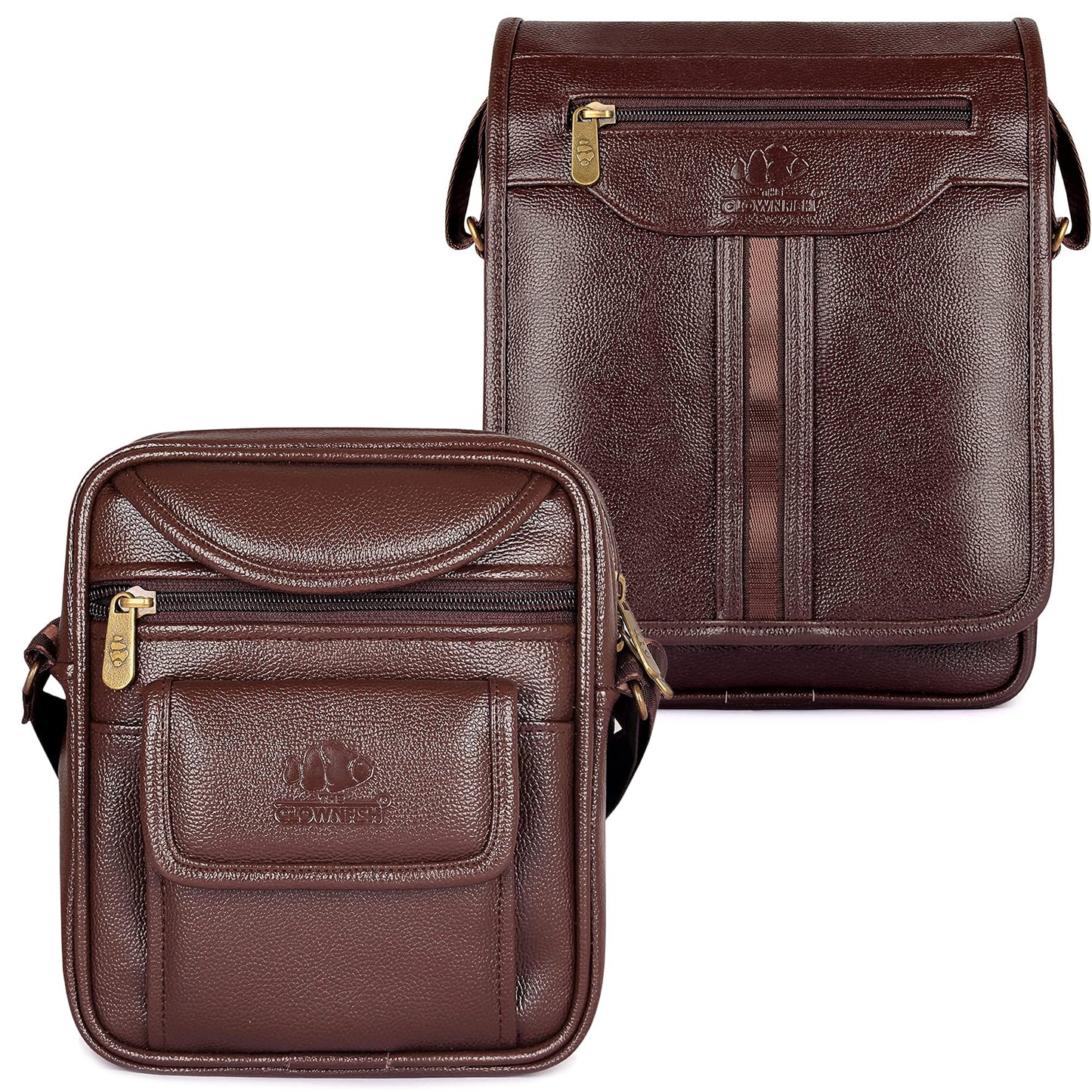 Clownfish faux leather bag - business trip