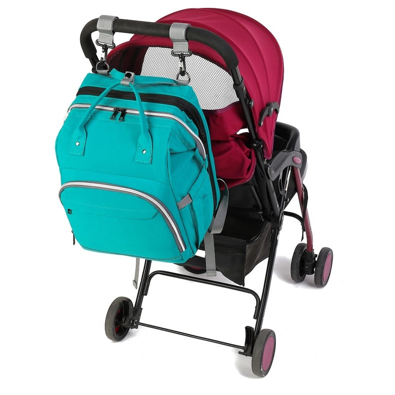 Clownfish diaper backpack - spacious for baby essentials