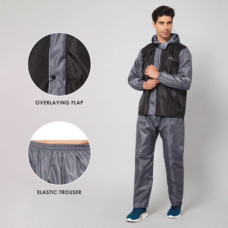 Clownfish Men's Rainwear with Hood - Climbing Essentials
