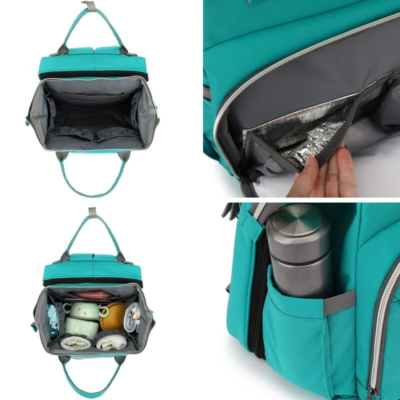 Clownfish Kids diaper bag - insulated bottle holders