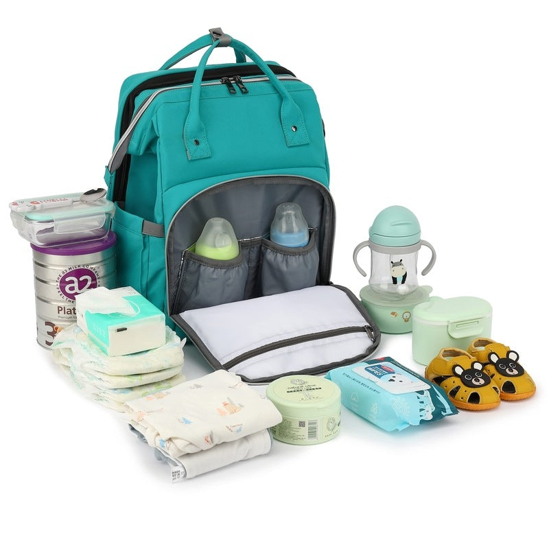 Clownfish multifunctional diaper bag - hands-free stroller straps