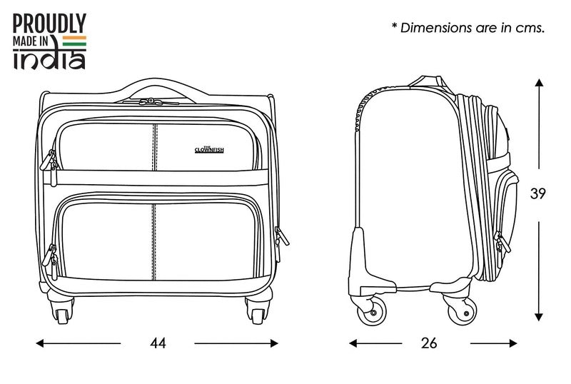 Clownfish Drifter Laptop Roller Case - Travel Accessory