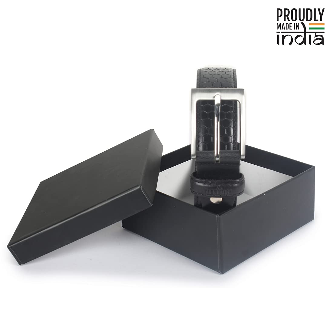 Clownfish Men's Leather Belt - Stylish Office Wear