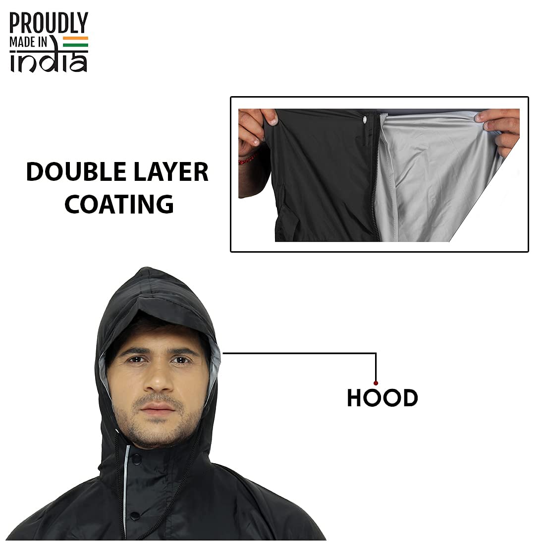 Clownfish men's rain suit - ideal for cycling in wet weather