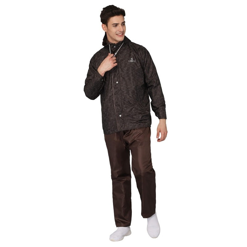 Clownfish Men's Raincoat - Practical Storage Solution