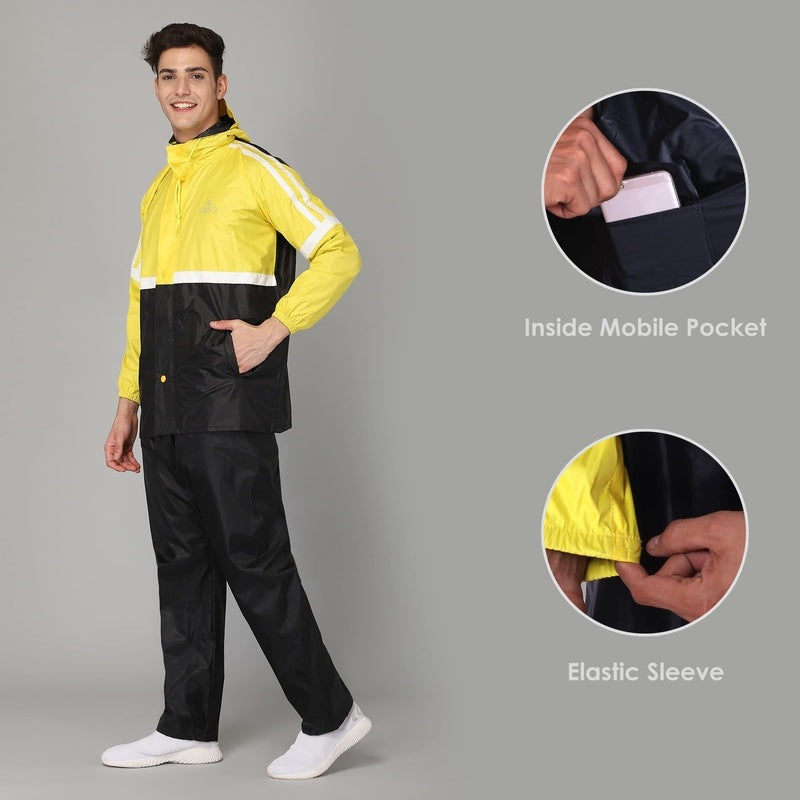 Clownfish Men's Raincoat with Hood - Hiking Essentials
