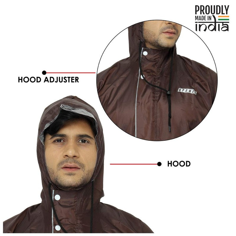 Clownfish Mikado Pro Blue Raincoat - Night Visibility Feature