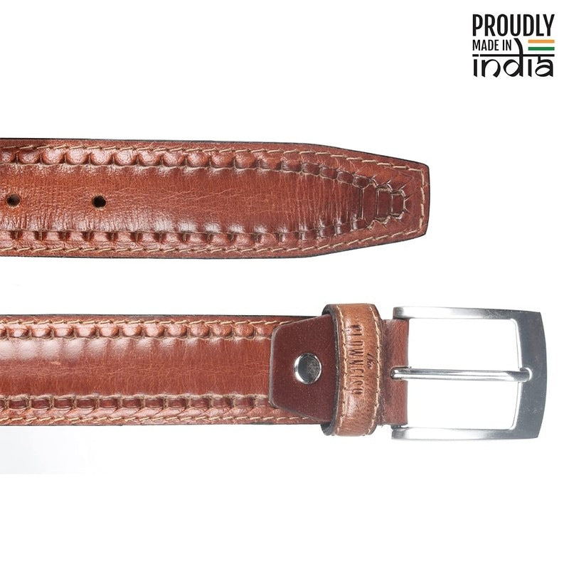 Clownfish men's adjustable leather belt - gift for special occasions
