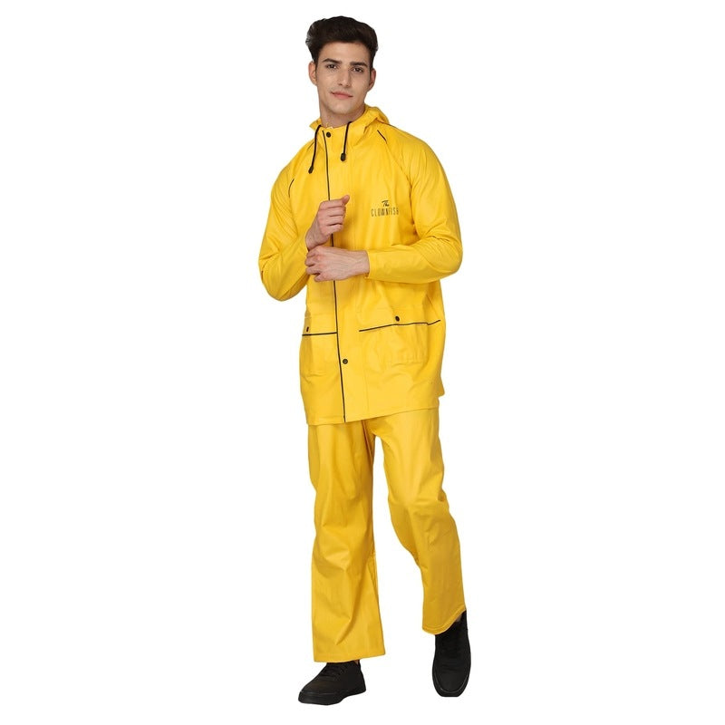 THE CLOWNFISH Rain Coat for Men Waterproof for Bike Raincoat for