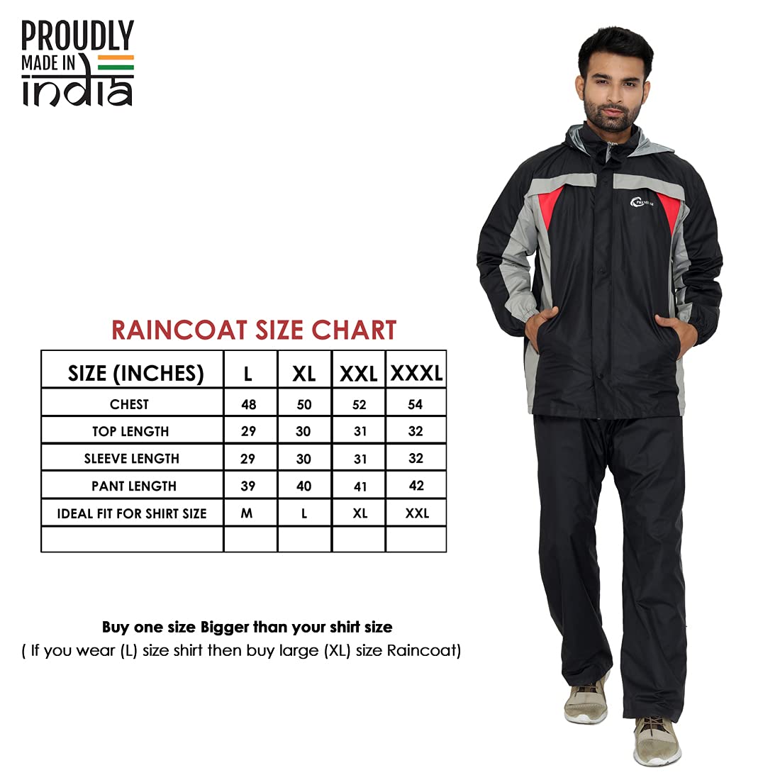 Clownfish nylon raincoat - Urban commuting essential