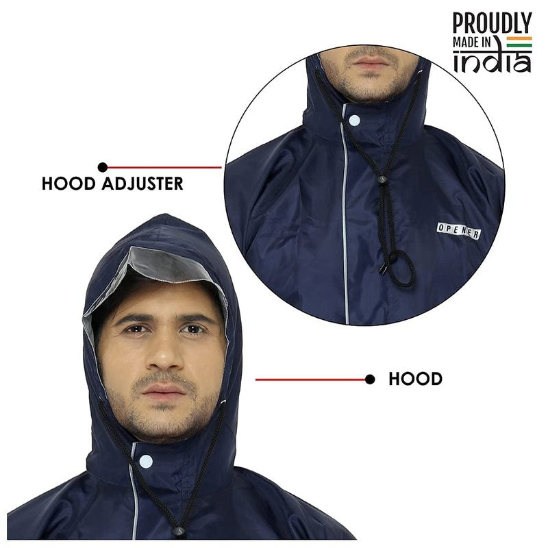 Clownfish raincoat with hood - outdoor adventure use case