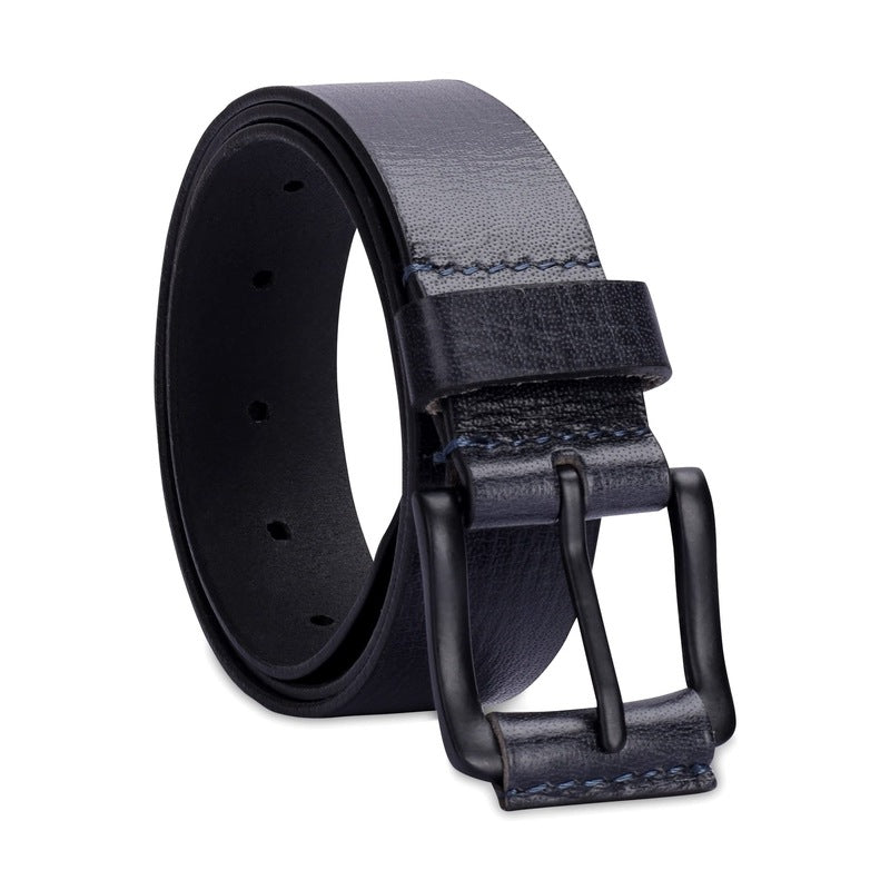 Clownfish men's leather belt - office attire