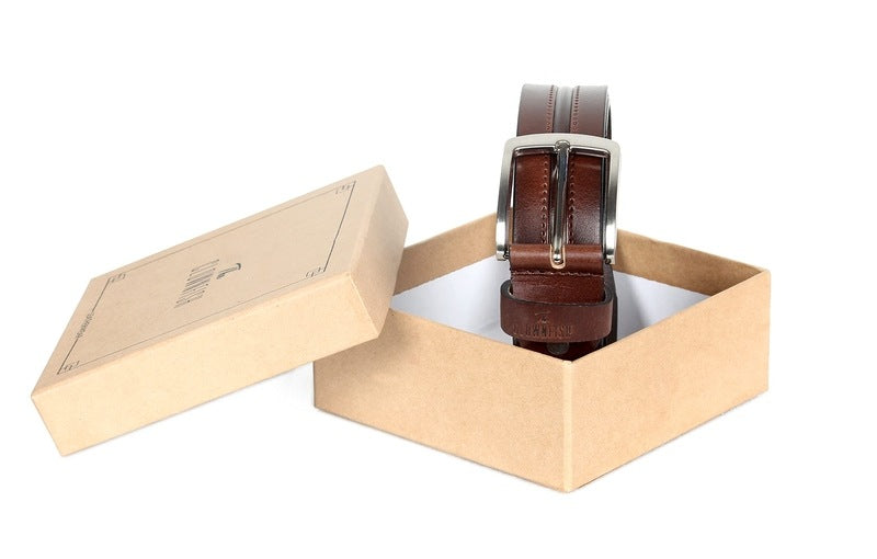 Clownfish men's leather belt - perfect for formal occasions