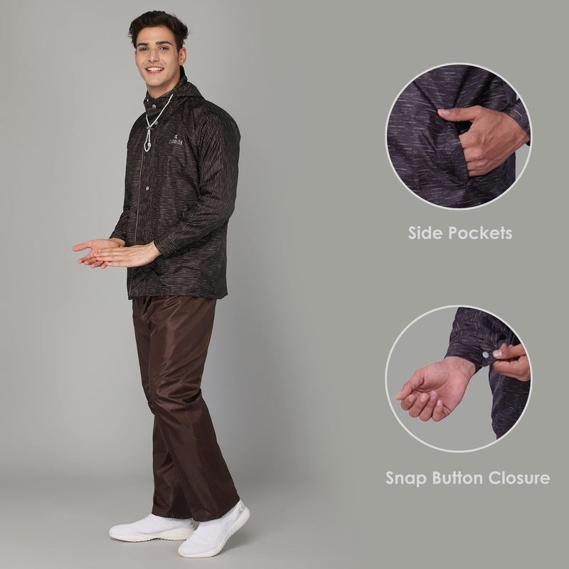 Clownfish Men's Reversible Raincoat - Casual Style