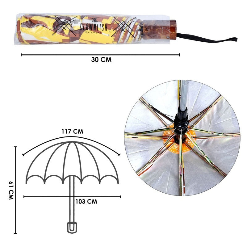 Clownfish Auto Open Umbrella - Ideal for outdoor events