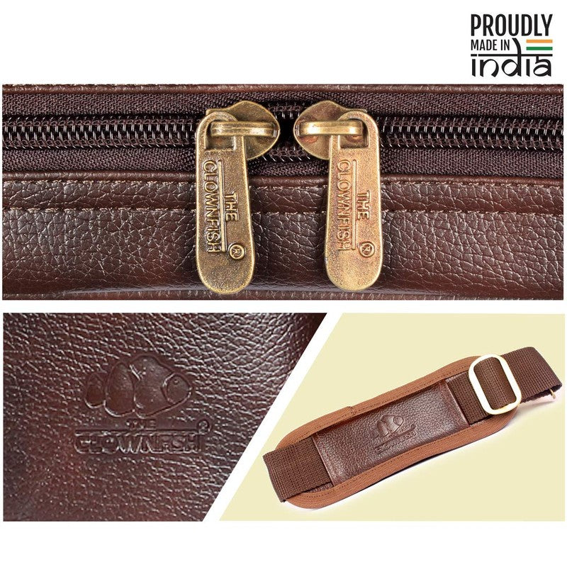Clownfish vegan leather messenger bag - Daily commutes