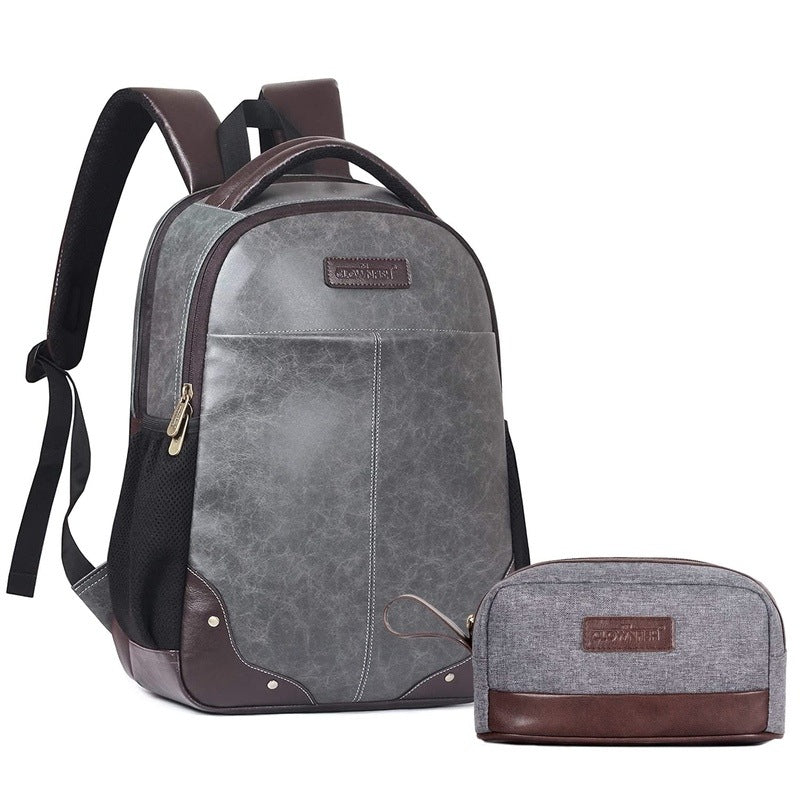 Clownfish Grey Laptop Backpack - Comfortable & Durable