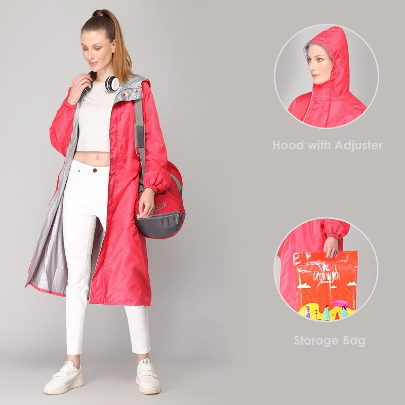 CLOWNFISH women's reversible raincoat - ideal for commuting
