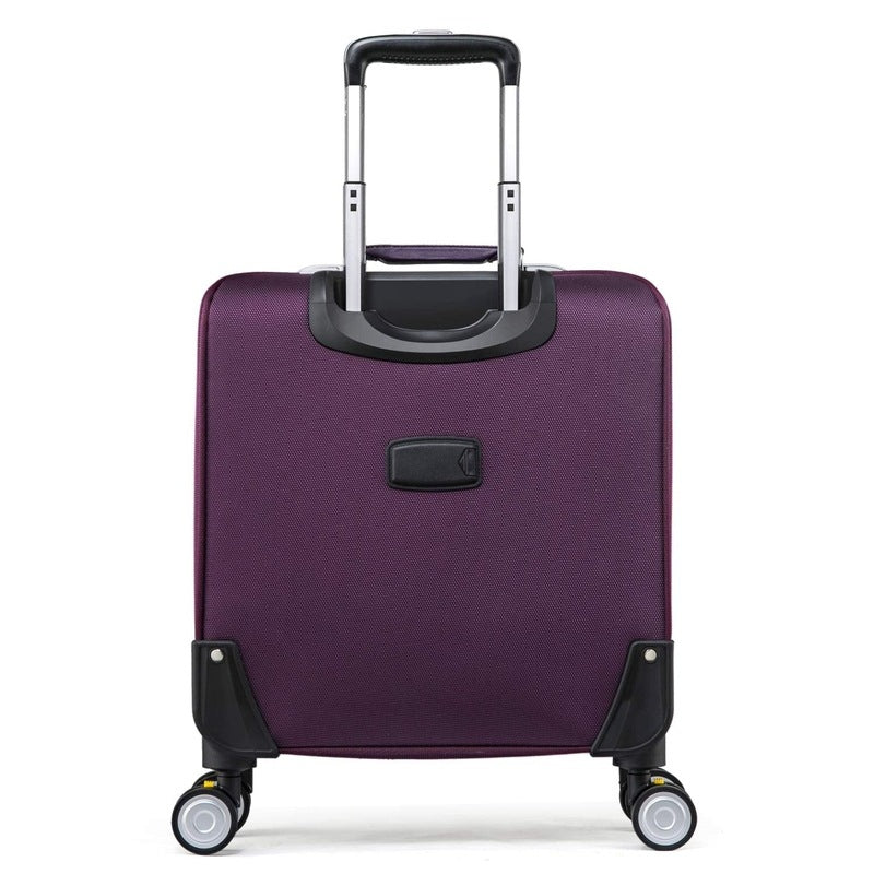 CLOWNFISH purple trolley bag - versatile carry-on luggage