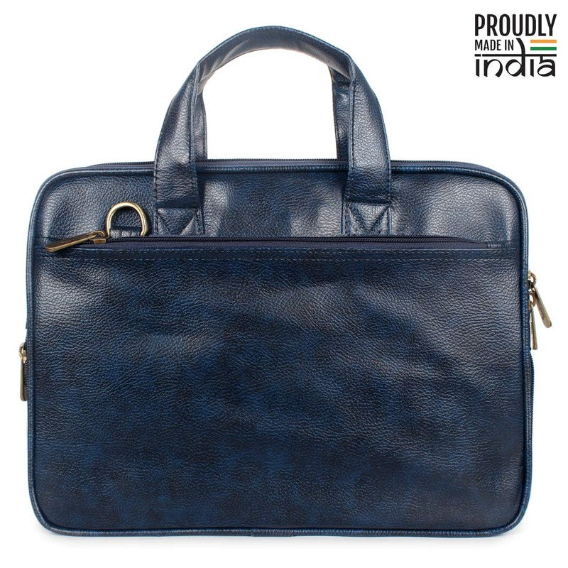 Clownfish vegan leather briefcase - professional outlook