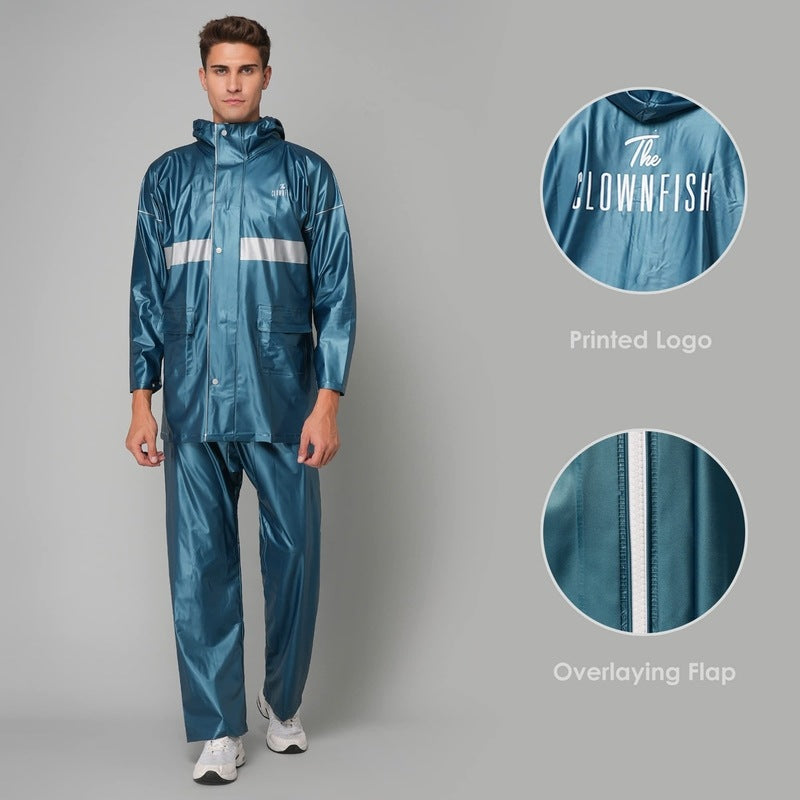 Clownfish Men's Reversible Raincoat - Bike usage