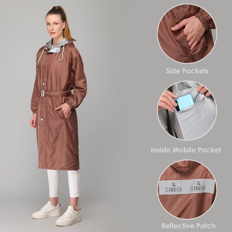 Clownfish raincoat - practical storage pockets