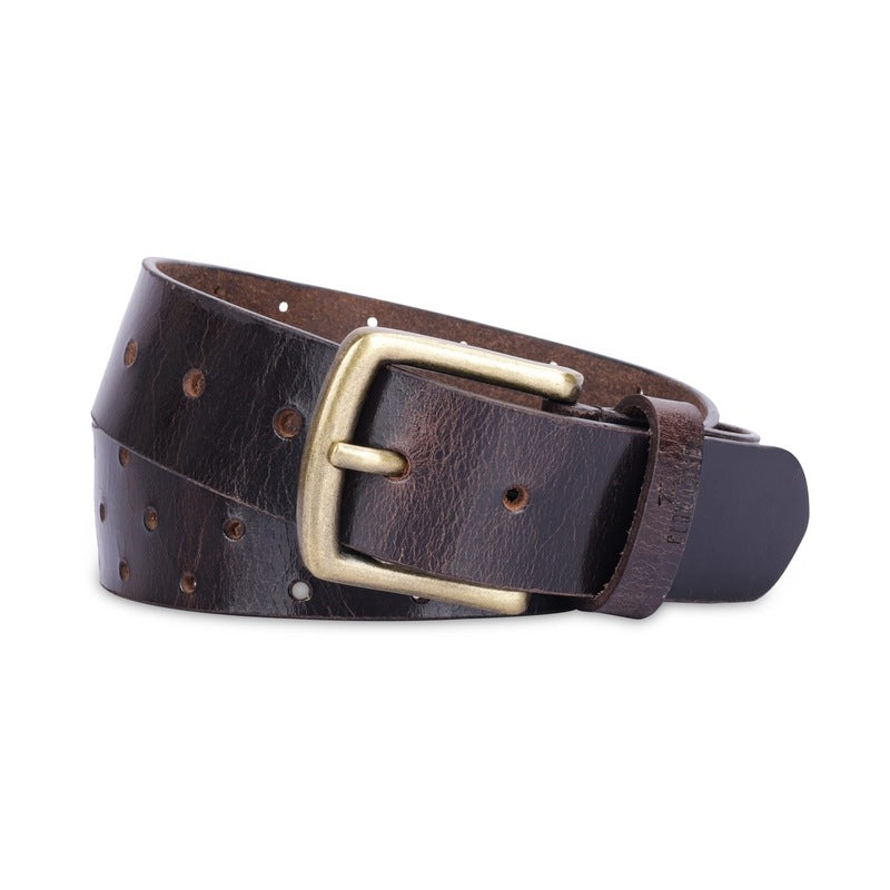 Clownfish men's leather belt - adjustable comfort