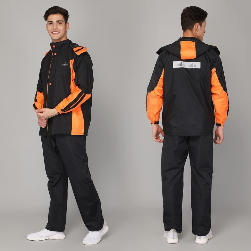 Clownfish Reversible Raincoat with Reflective Stripes - Safe travel