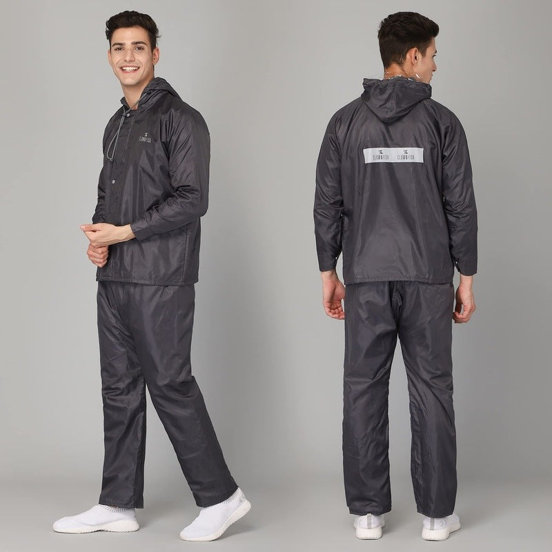 Clownfish men's reversible raincoat - hiking adventures