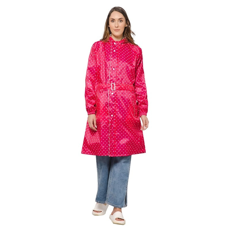 CLOWNFISH women raincoat - stylish waterproof layer