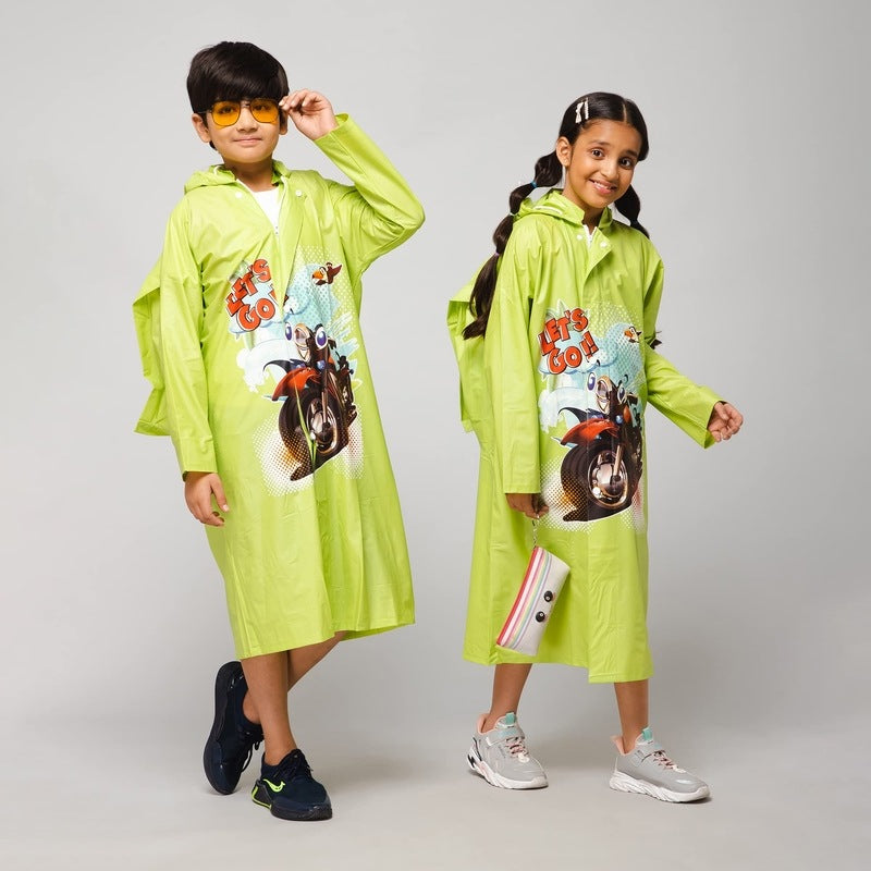 Clownfish waterproof PVC longcoat - great for rainy adventures