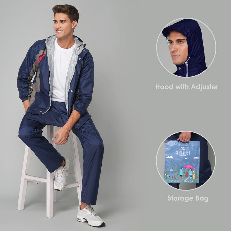 Clownfish Men's rainwear set - portable storage