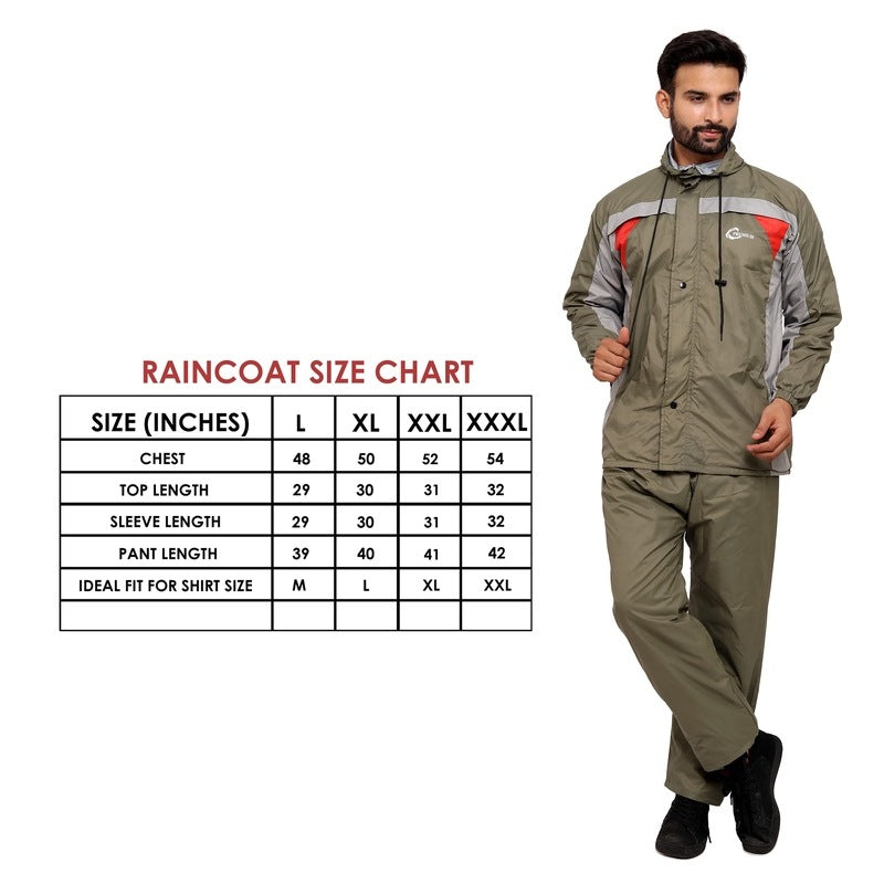 Clownfish Men's Striped Raincoat - Running in Rain
