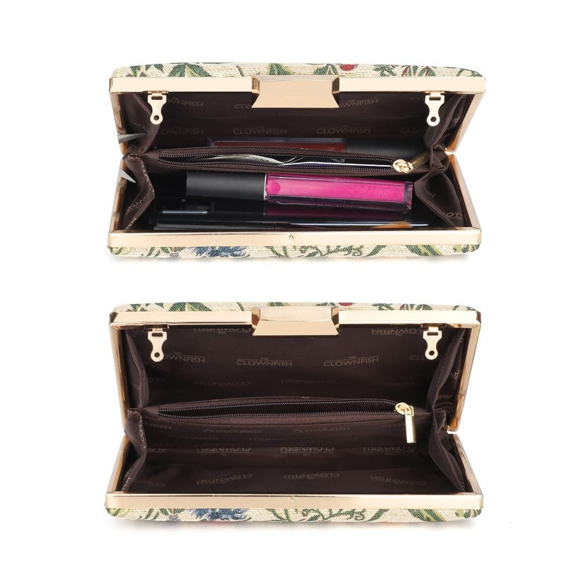 Clownfish Estella Clutch - Elegant tapestry clutch