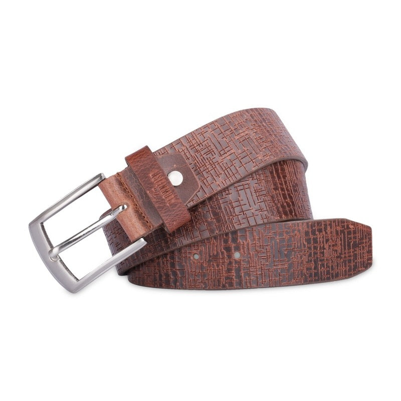 Clownfish men's genuine leather belt - Dressy look