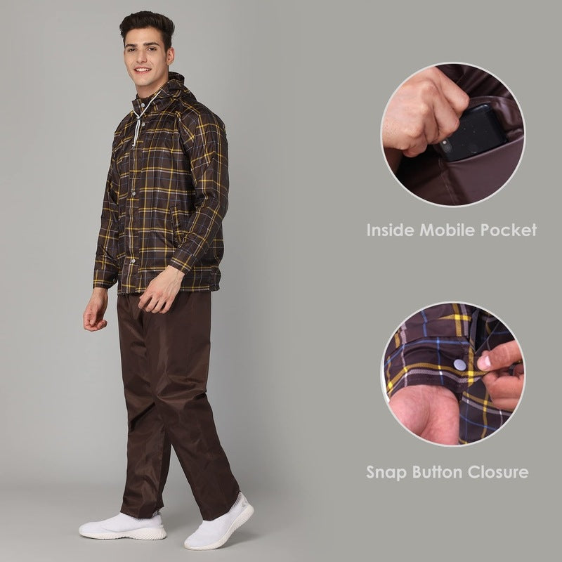 Clownfish Men's Waterproof Raincoat - Daily Commuting