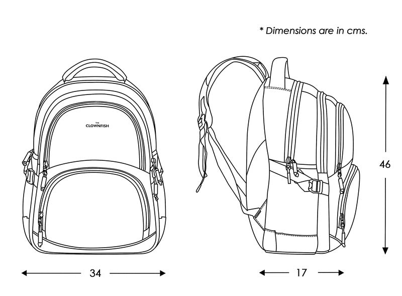 Clownfish laptop backpack - Outdoor travel companion
