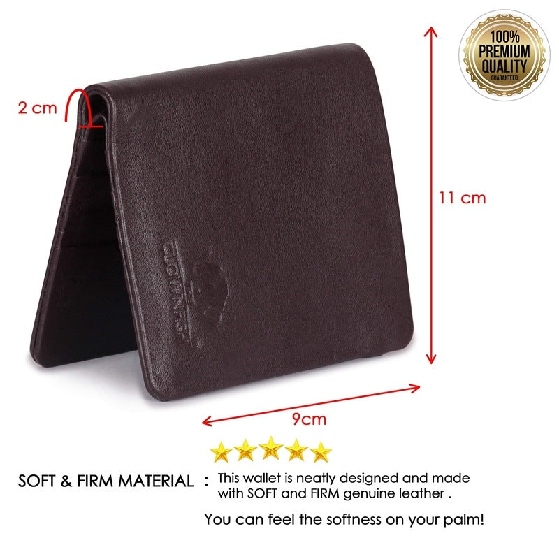 Clownfish sleek leather wallet - office accessory