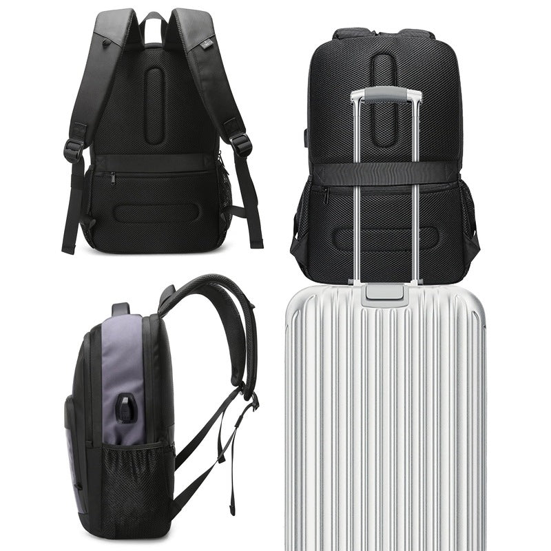 Clownfish laptop backpack - Stylish grey design