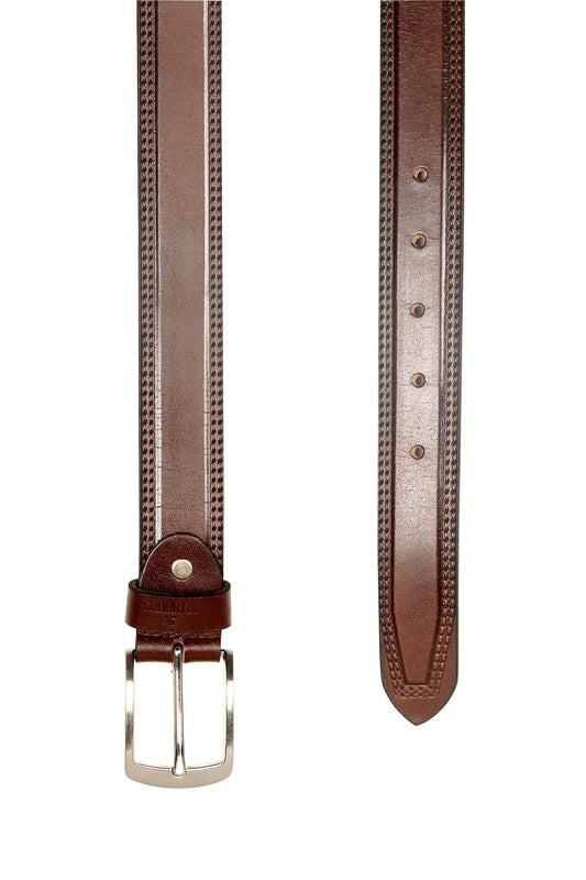 Clownfish Men's Genuine Leather Belt - Everyday Accessory