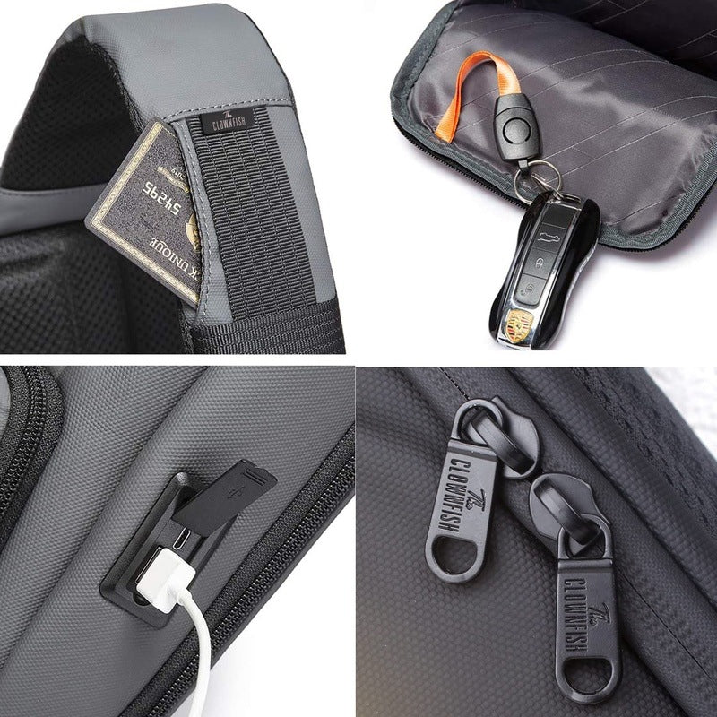 CLOWNFISH Unisex Sling Bag - Work Commuting