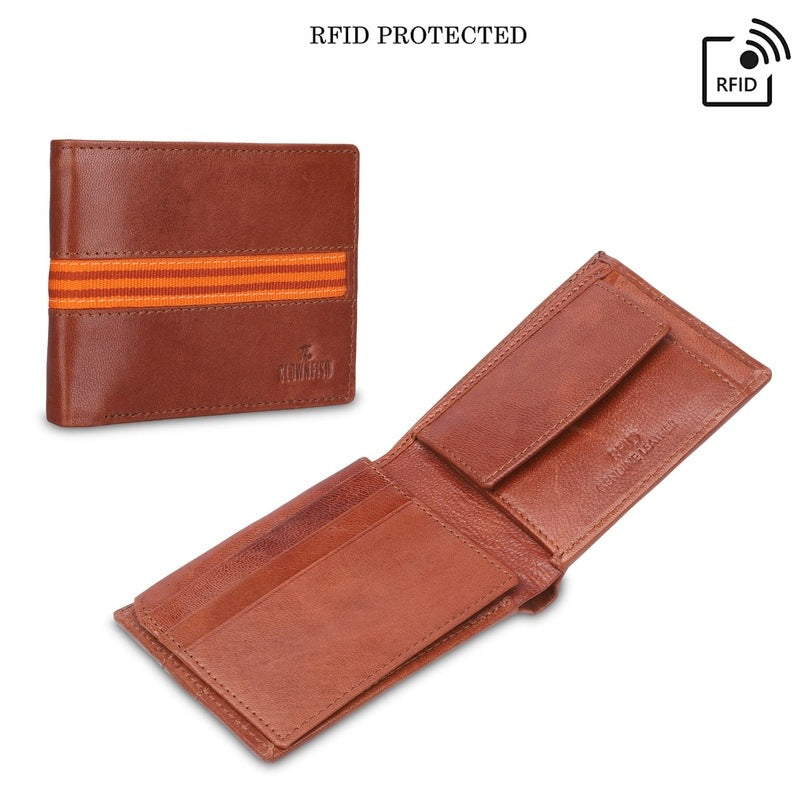 Clownfish leather bi-fold wallet - perfect for formal occasions