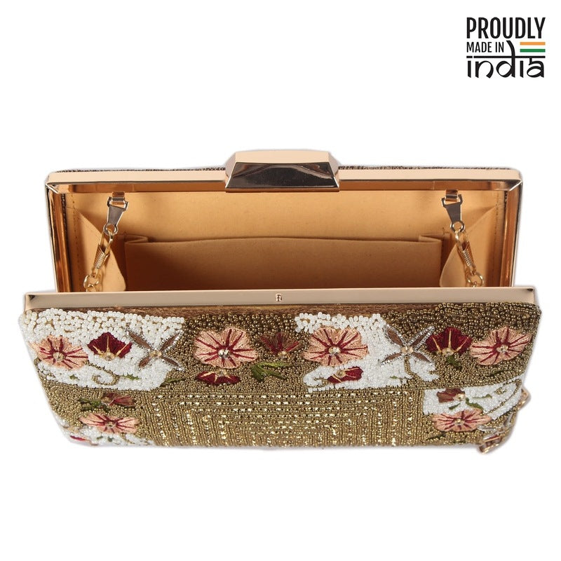 Clownfish Senorita - Floral embroidered women's wallet
