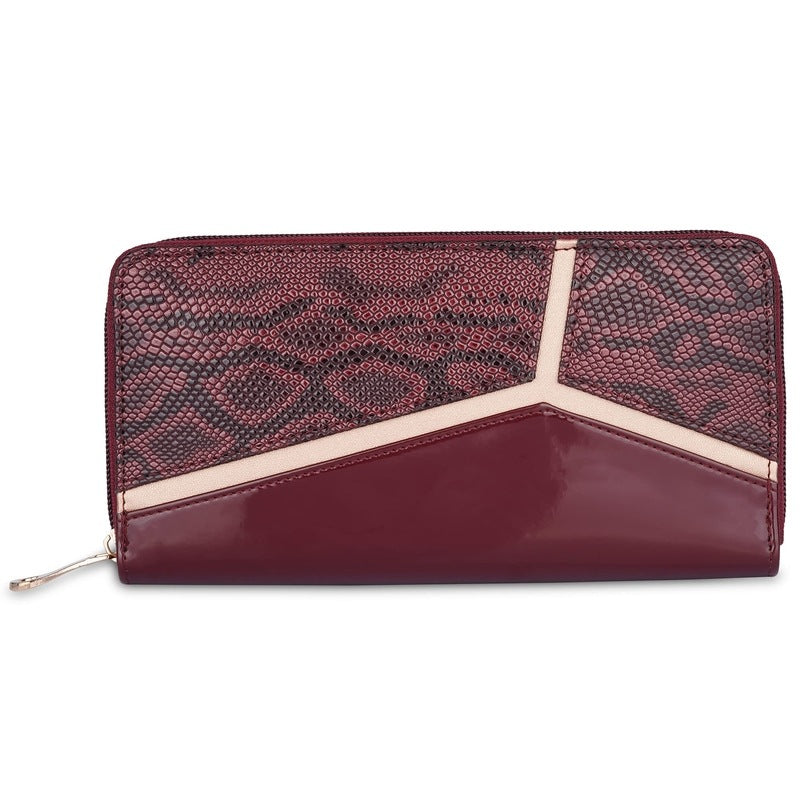 Clownfish maroon wallet - Chic gift for friends and family