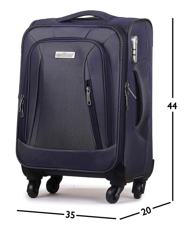 Clownfish Polyester Trolley Bag - Family Getaway