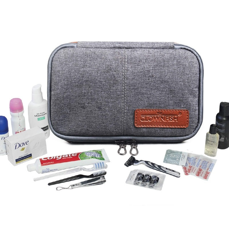 Clownfish toiletry bag - convenient hanging feature