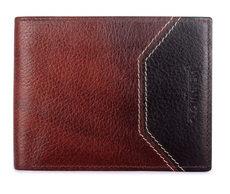 Clownfish Hickory Men's Wallet - Durable RFID Protected Leather