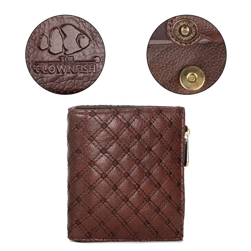 Clownfish Checkered Wallet - Perfect Gift Option