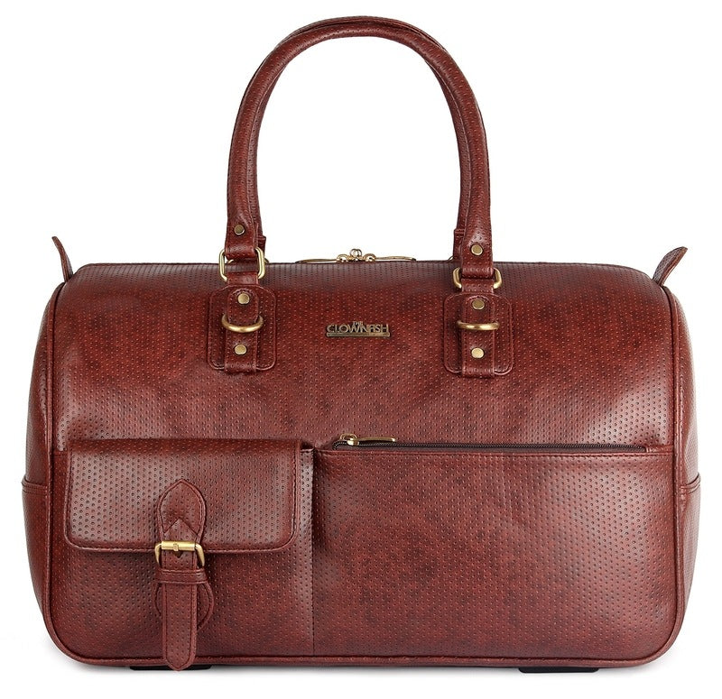 Clownfish vegan leather travel duffle - Travel in style