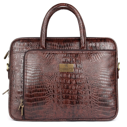 Clownfish Crocodilan Laptop Case - Business Meetings